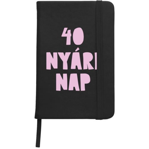 40 nyári nap notesz